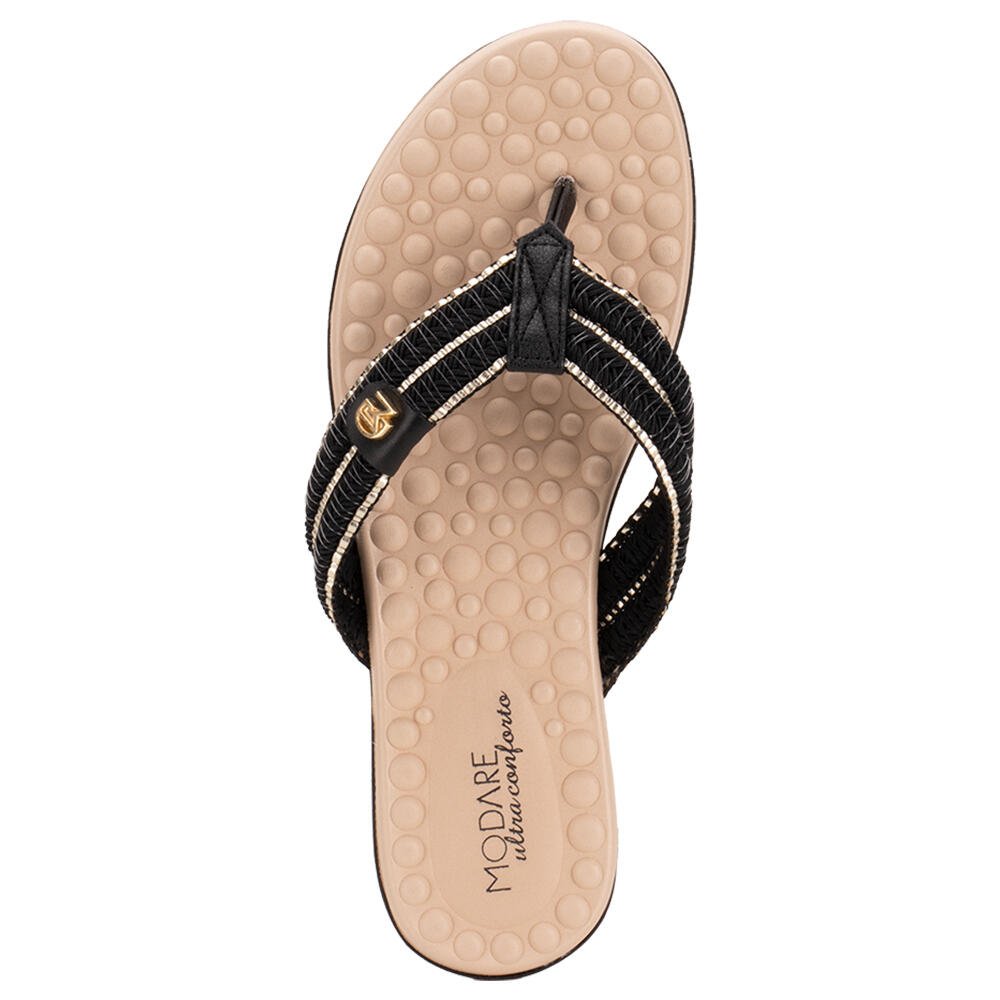 TAMANCO FEMININO FLAT MODARE 7163131 Preto 5