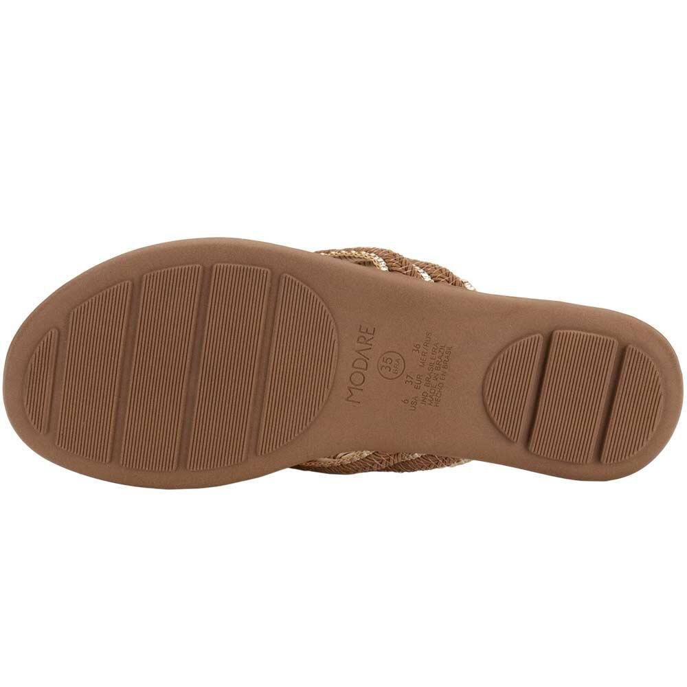 TAMANCO FEMININO FLAT MODARE 7163131  Camel 4