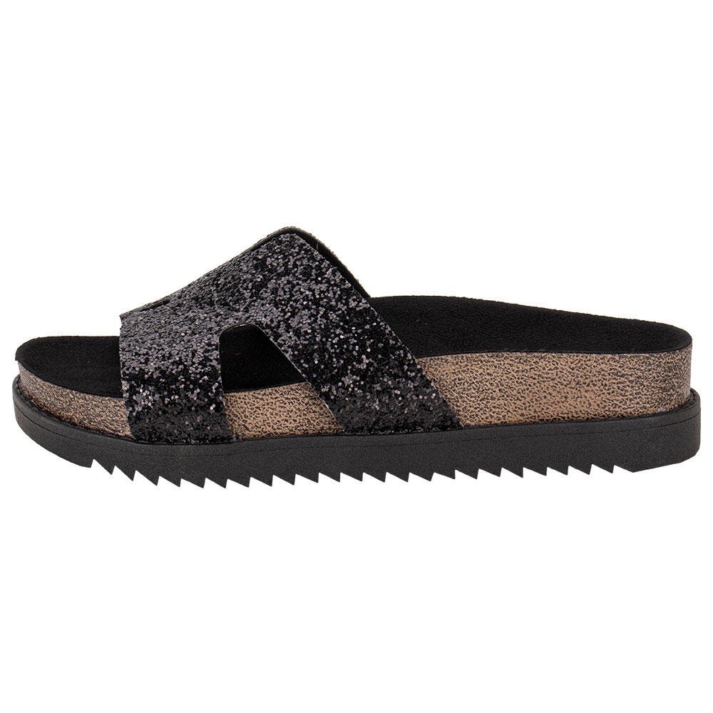 TAMANCO FEMININO FLAT MOLECA 5500100  Preto 2