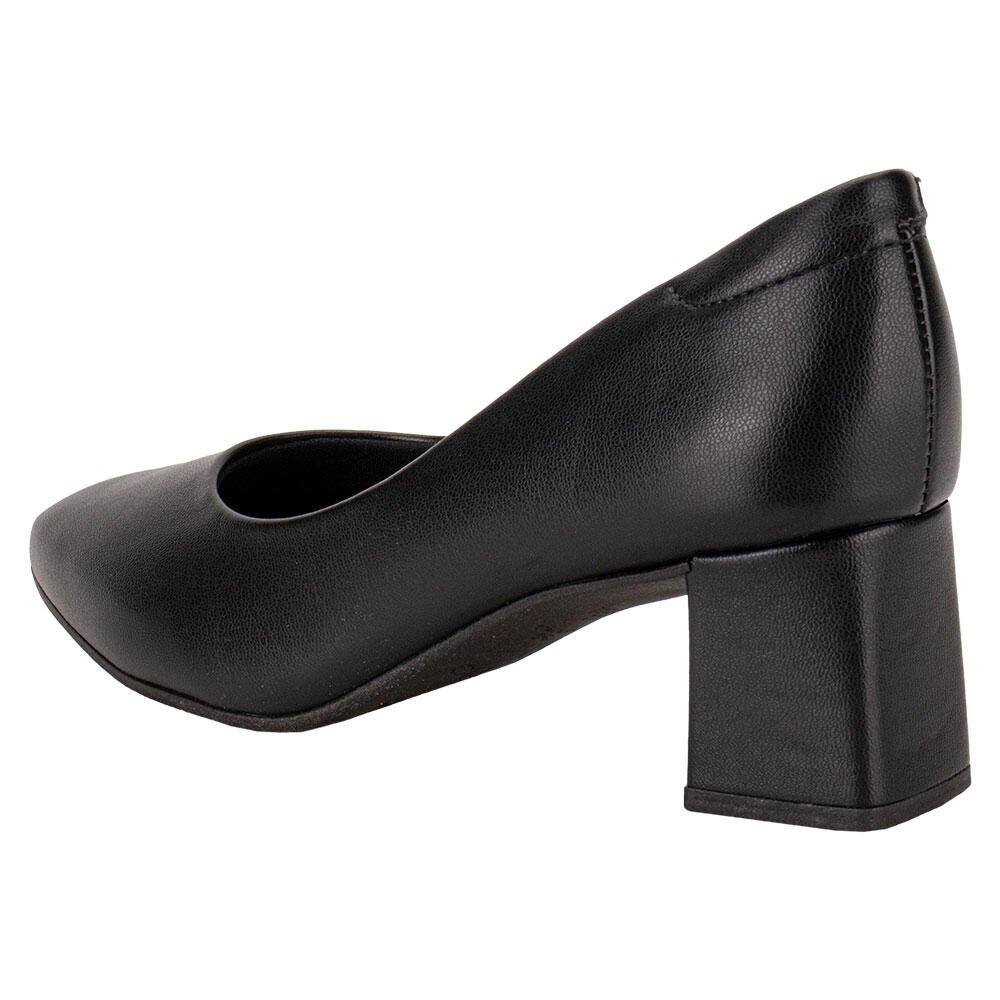 SAPATO FEMININO SALTO GROSSO BEIRA RIO 4314100  Preto 3
