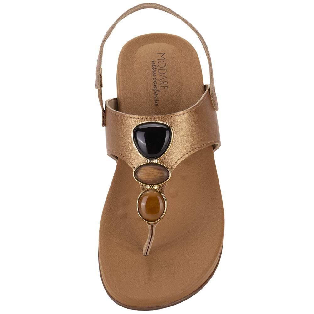 SANDÁLIA FEMININA ANABELA MODARE 7207102 Bronze 5