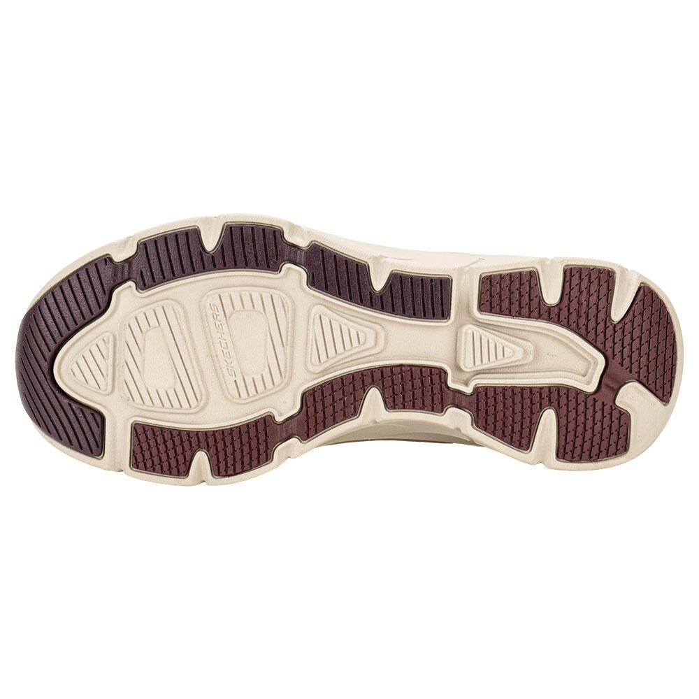 TÊNIS MASCULINO DLUX WALKER 2.0 STEADYWAY SKECHERS  Bege 4
