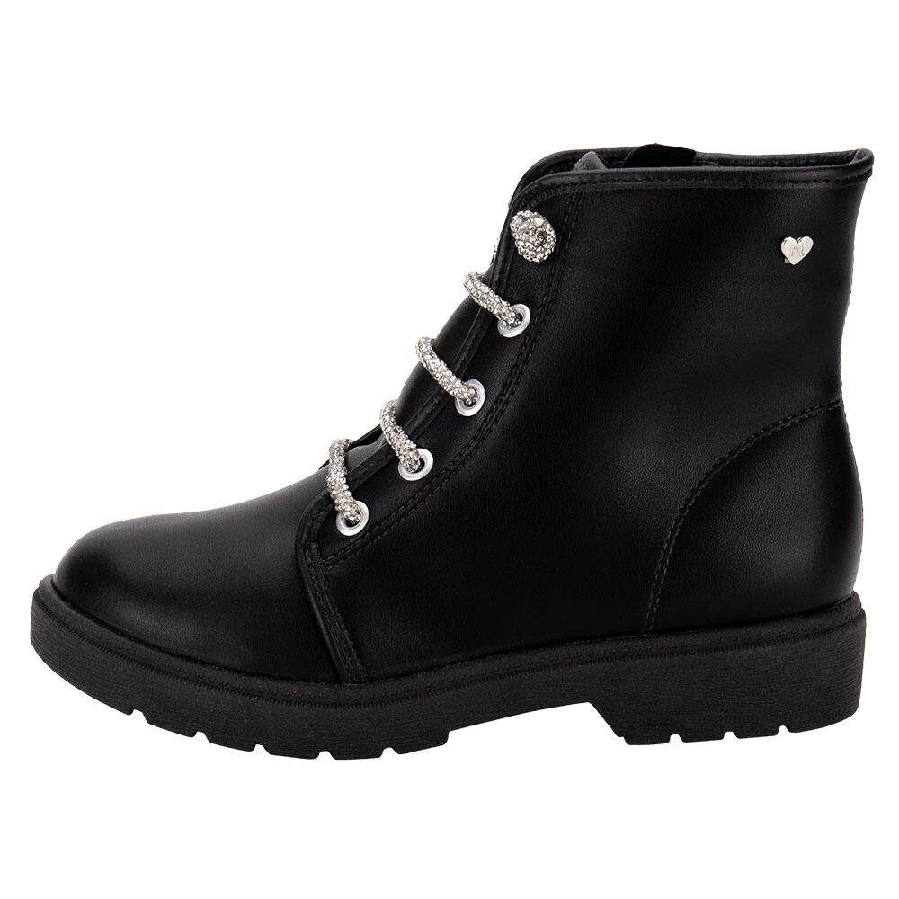 BOTA INFANTIL COTURNO MOLEKINHA 2164136  Preto/Cinza 2