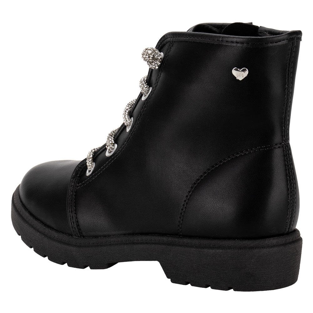 BOTA INFANTIL COTURNO MOLEKINHA 2164136  Preto/Cinza 3