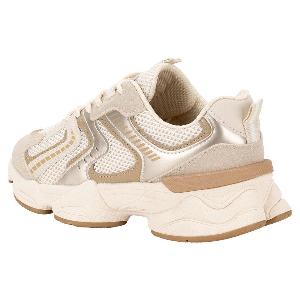 TÊNIS FEMININO CHUNKY RAMARIM 2590131 Bege 3