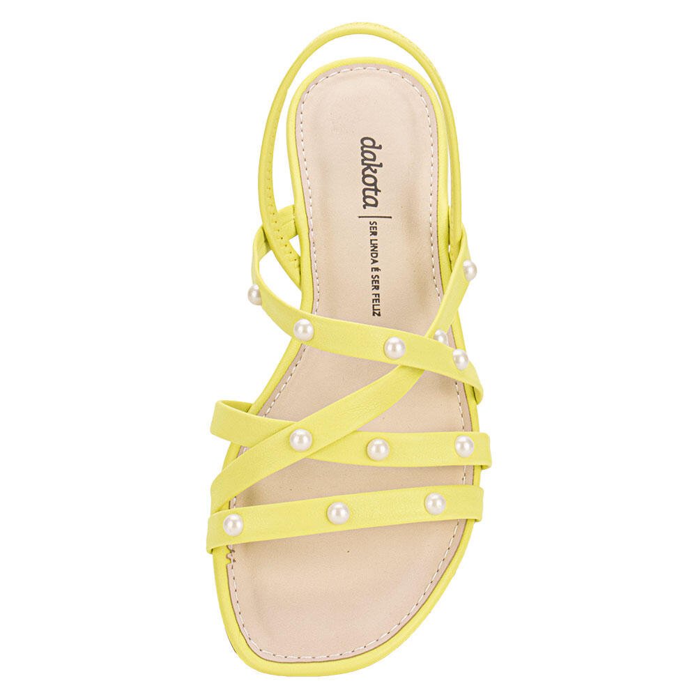 SANDÁLIA FEMININA FLAT DAKOTA Y7452  Verde 5