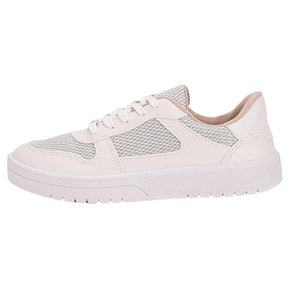 TÊNIS FEMININO CASUAL MOLECA 5791110 Branco/Cinza 2