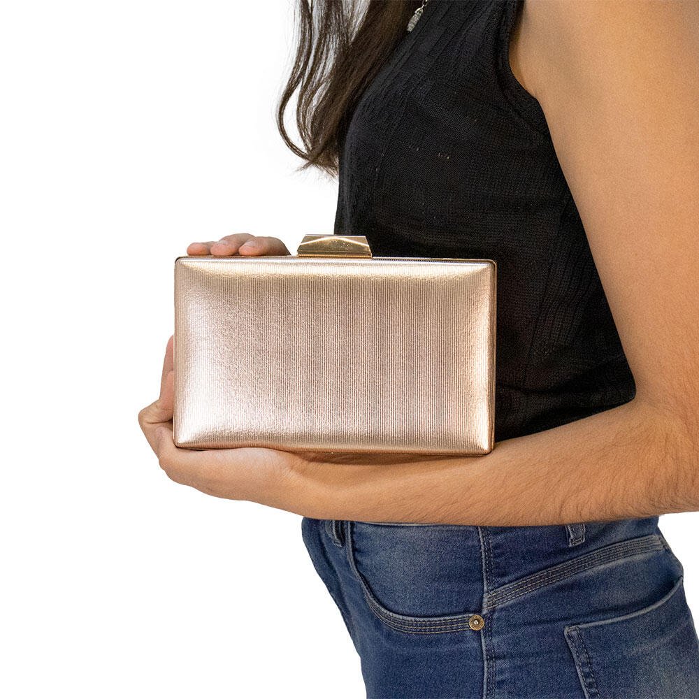 BOLSA FEMININA FESTA MELAMEL M962 Ouro/Rosado 2