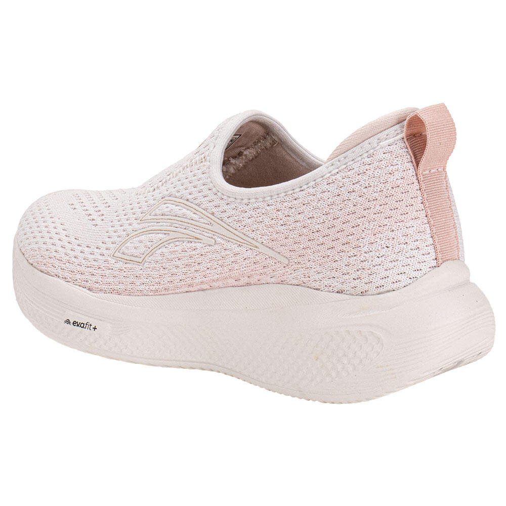 TÊNIS FEMININO SLIP ON KOLOSH E0301 Branco/Rosa 3