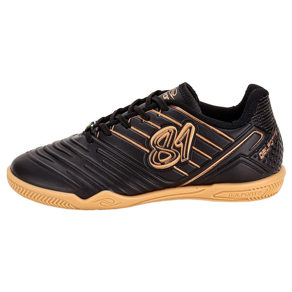CHUTEIRA INFANTIL FUTSAL 81 TITANIUM DALPONTE 1055 Preto/Bege 1