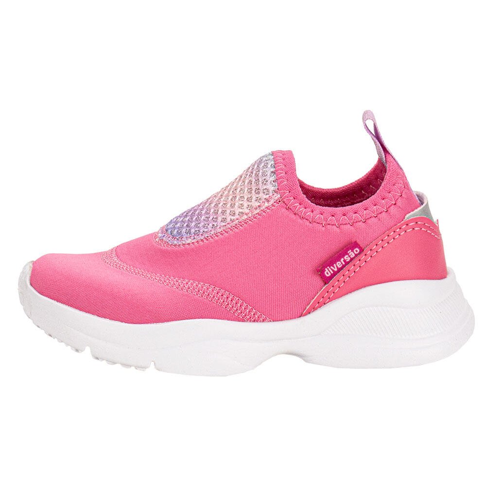 TÊNIS INFANTIL SLIP ON MINI HALLEY DIVERSÃO DI2349 Rosa 2