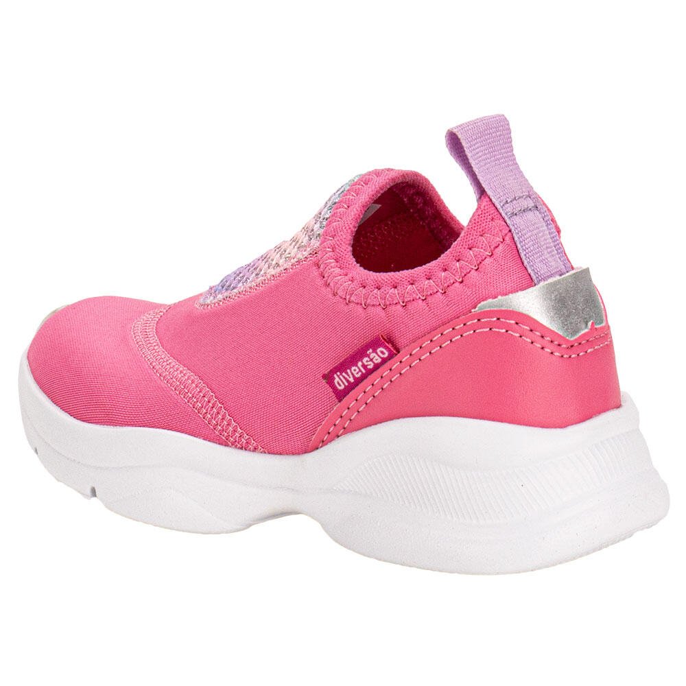 TÊNIS INFANTIL SLIP ON MINI HALLEY DIVERSÃO DI2349 Rosa 3