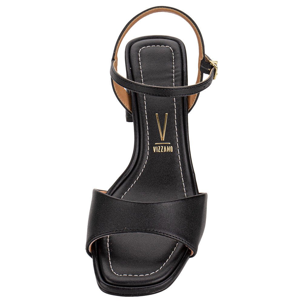 SANDÁLIA FEMININA SALTO GROSSO VIZZANO 6530101 Preto 5