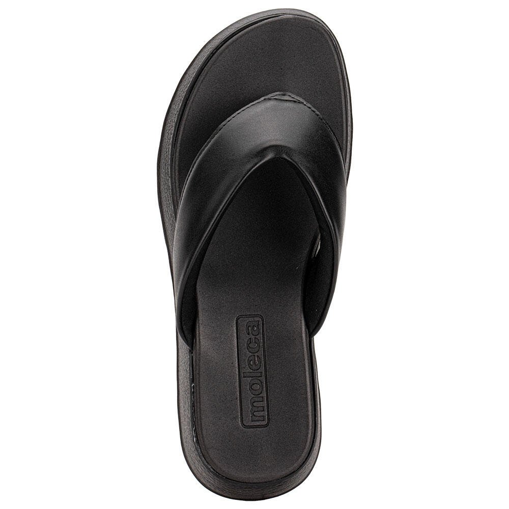 TAMANCO FEMININO FLAT MOLECA 5517104 Preto 5