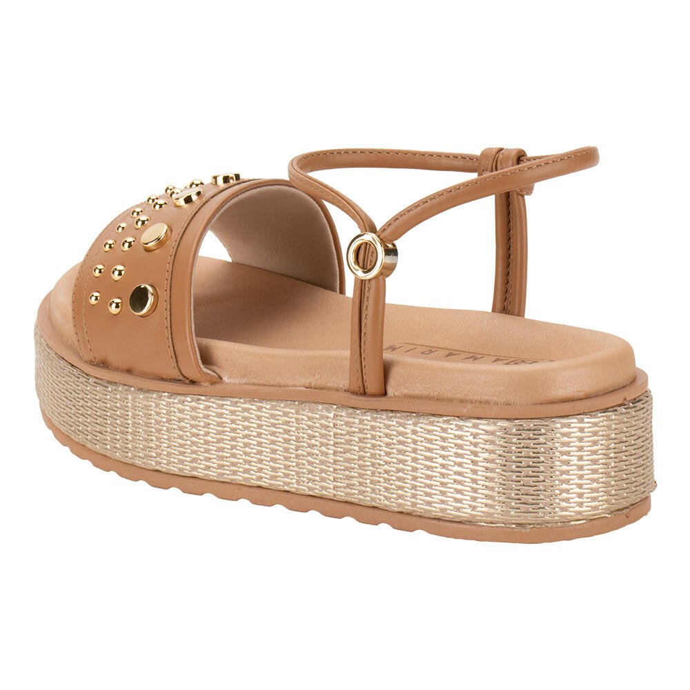SANDÁLIA FEMININA FLAT RAMARIM 2443209 Camel 3