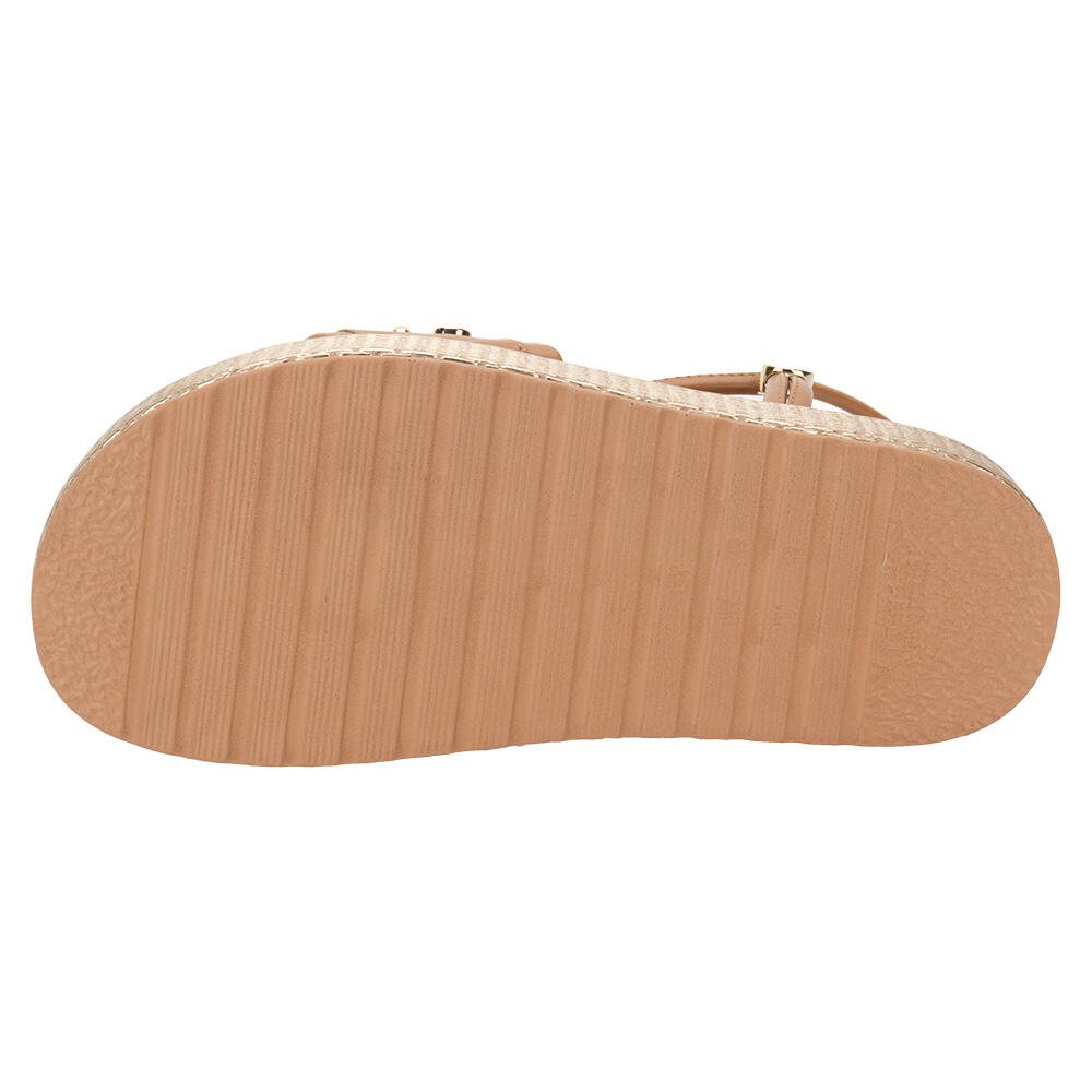 SANDÁLIA FEMININA FLAT RAMARIM 2443209 Camel 4