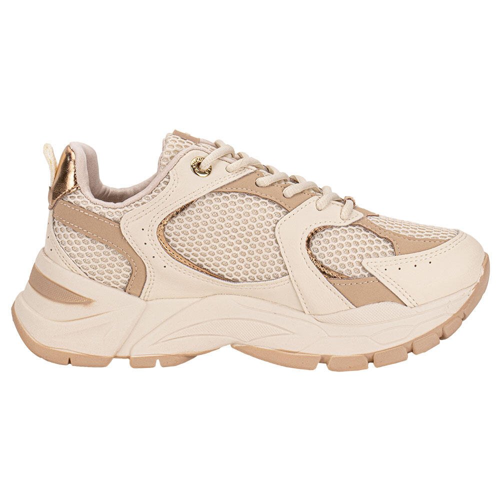 TÊNIS FEMININO CHUNKY VIA MARTE 140010 Bege 5