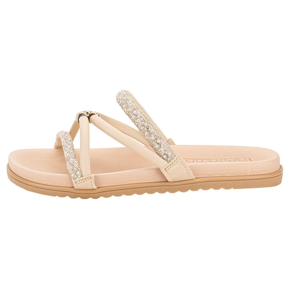 TAMANCO FEMININO FLAT BEIRA RIO 8529102 Bege 2