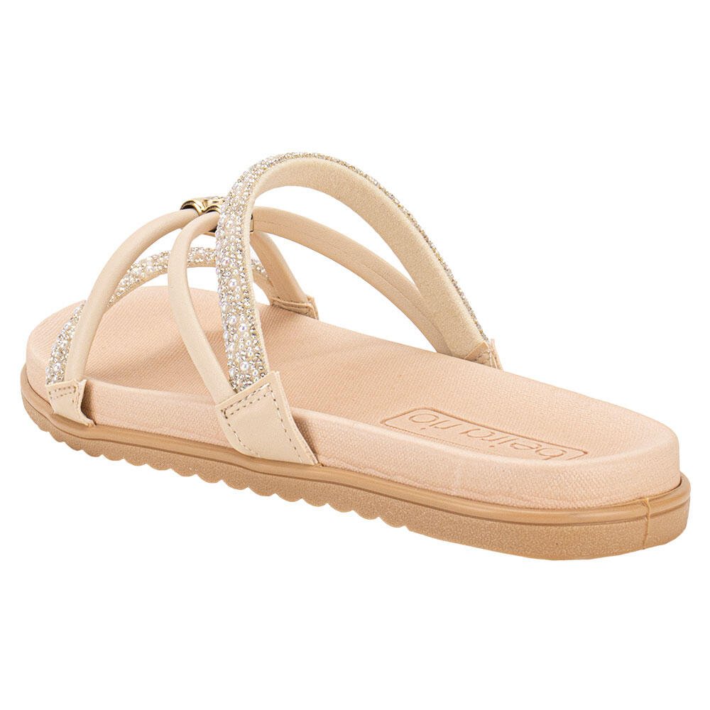TAMANCO FEMININO FLAT BEIRA RIO 8529102 Bege 3