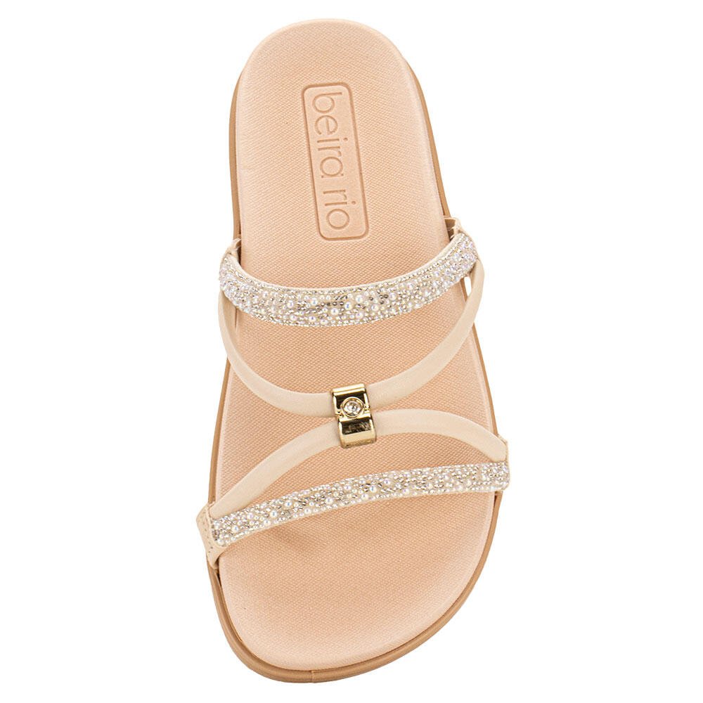 TAMANCO FEMININO FLAT BEIRA RIO 8529102 Bege 5