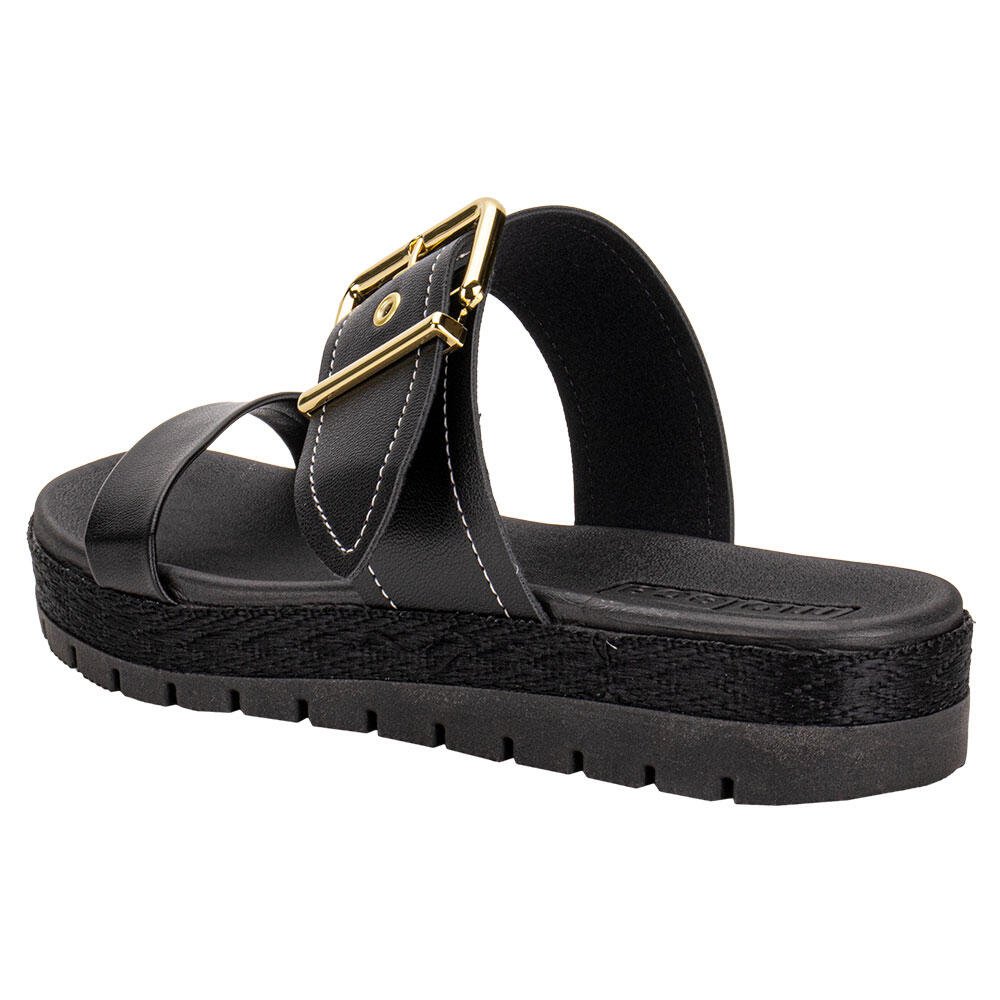TAMANCO FEMININO FLAT MOLECA 5539102 Preto 3