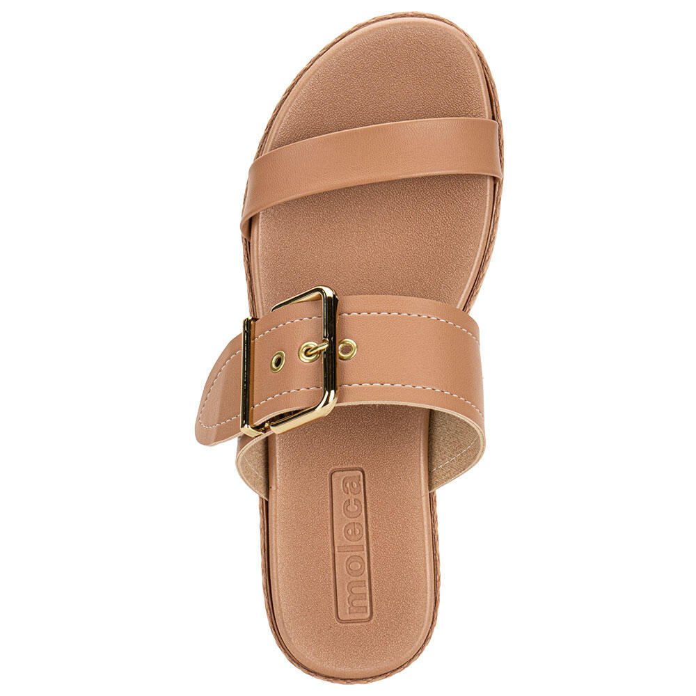 TAMANCO FEMININO FLAT MOLECA 5539102 Salmão 5