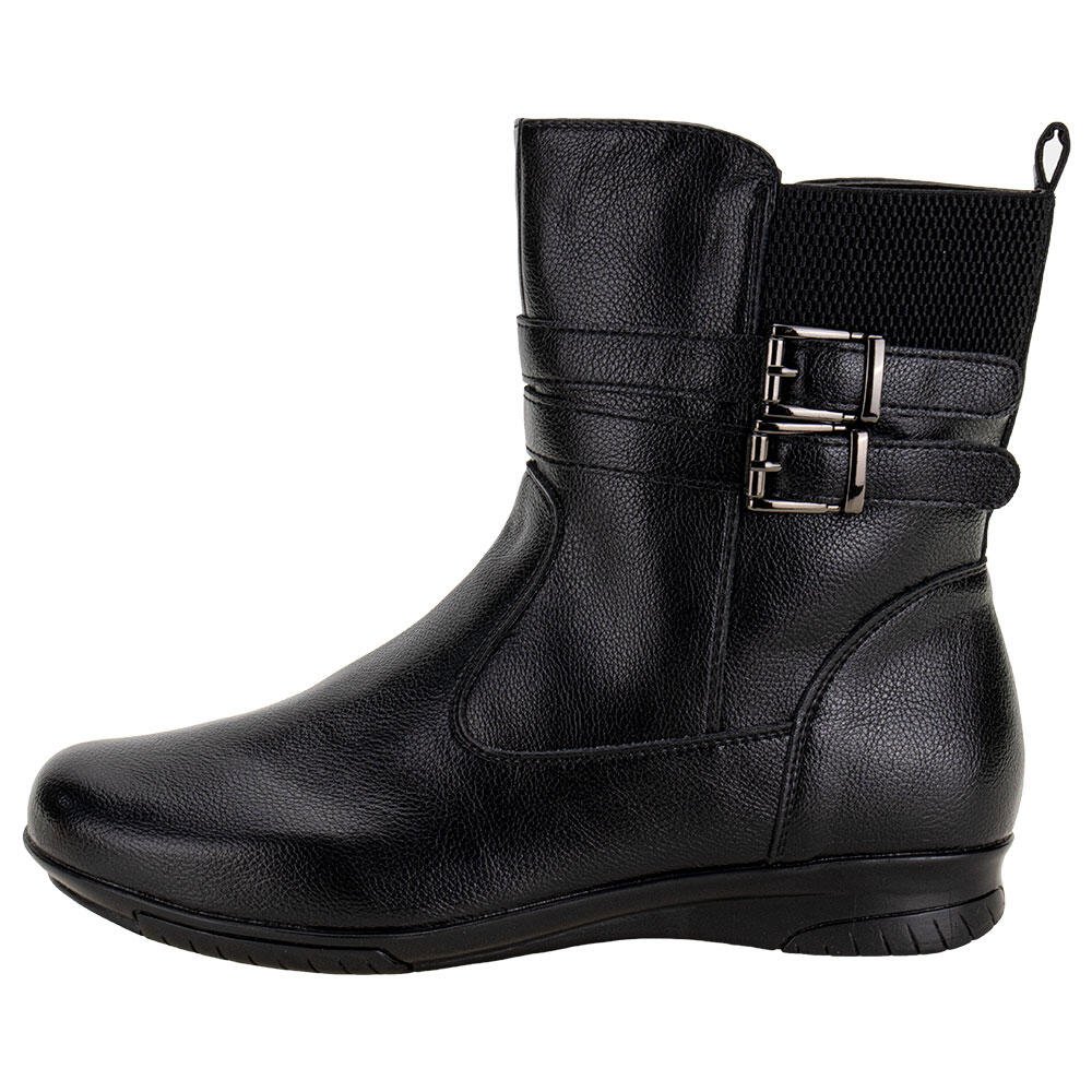 BOTA FEMININA CANO BAIXO MOONCITY 71147 Preto 2