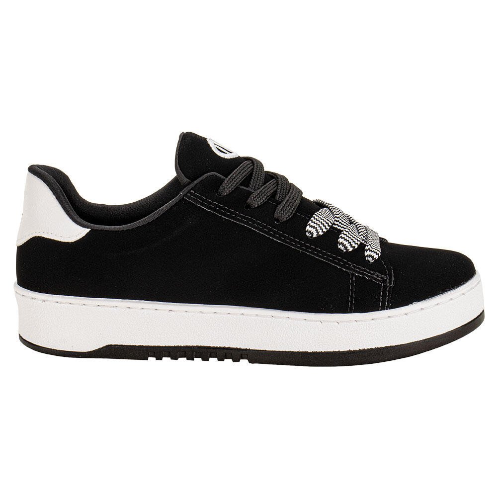 TÊNIS FEMININO CASUAL VIA MARTE 069007 Preto/Branco 5