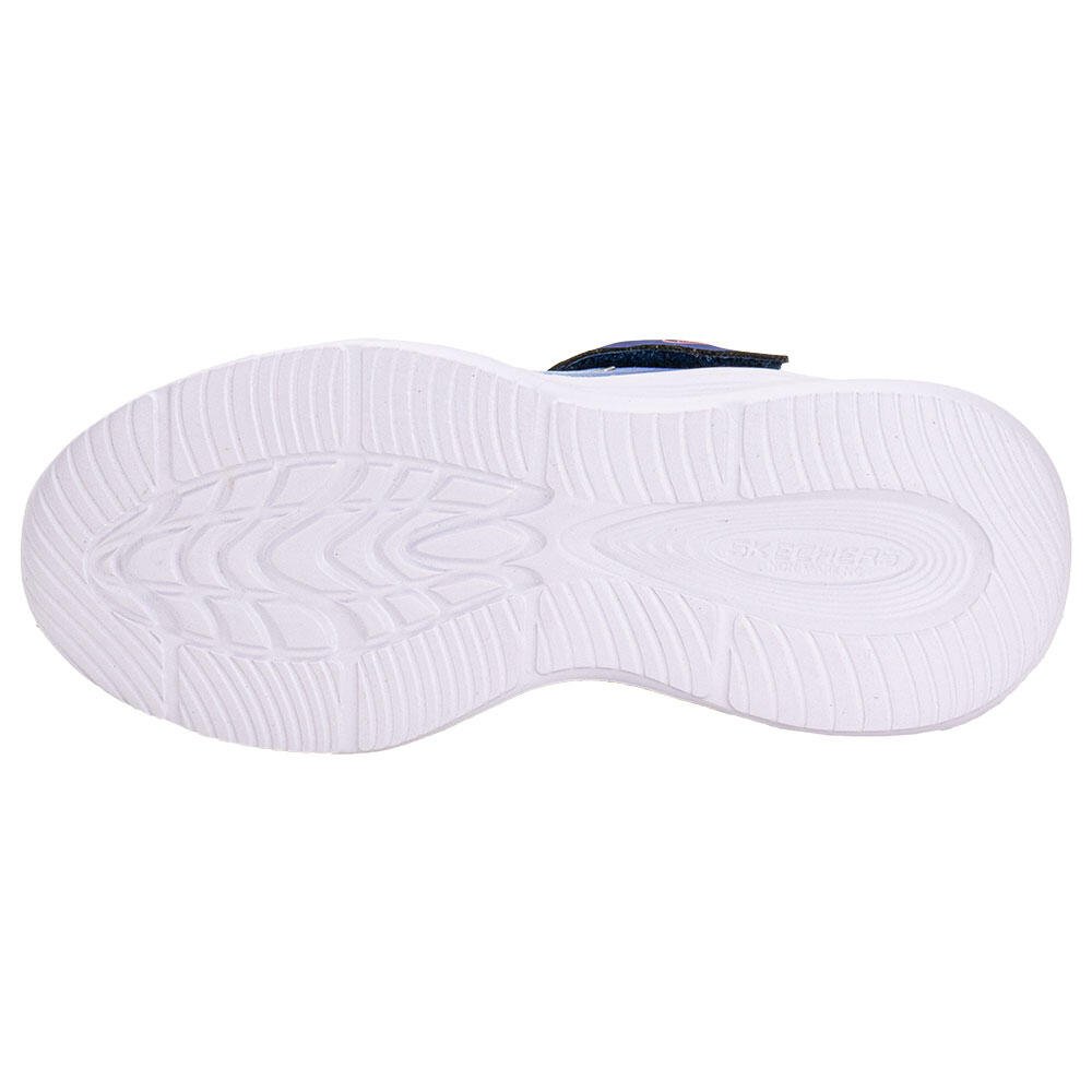 Tênis Infantil Light Sola Glow Skechers 303714L Azul 4