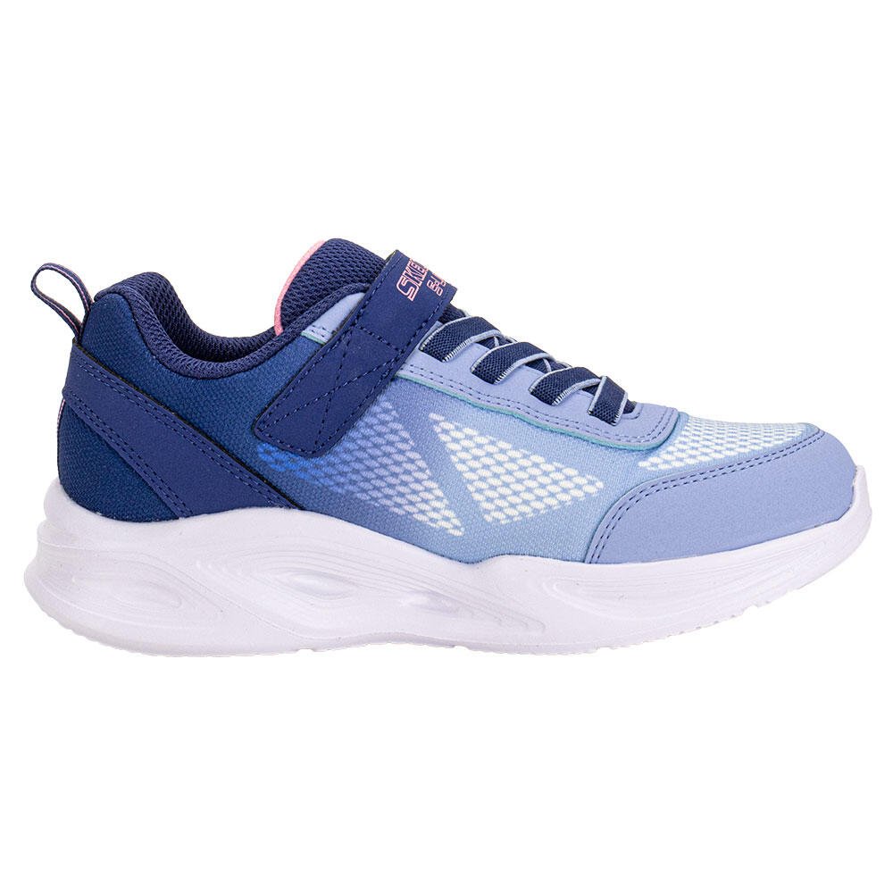 Tênis Infantil Light Sola Glow Skechers 303714L Azul 5