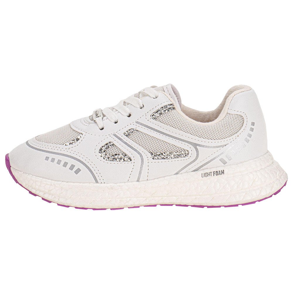 TÊNIS INFANTIL MOLEKINHA 2580104 Branco/Prata 2