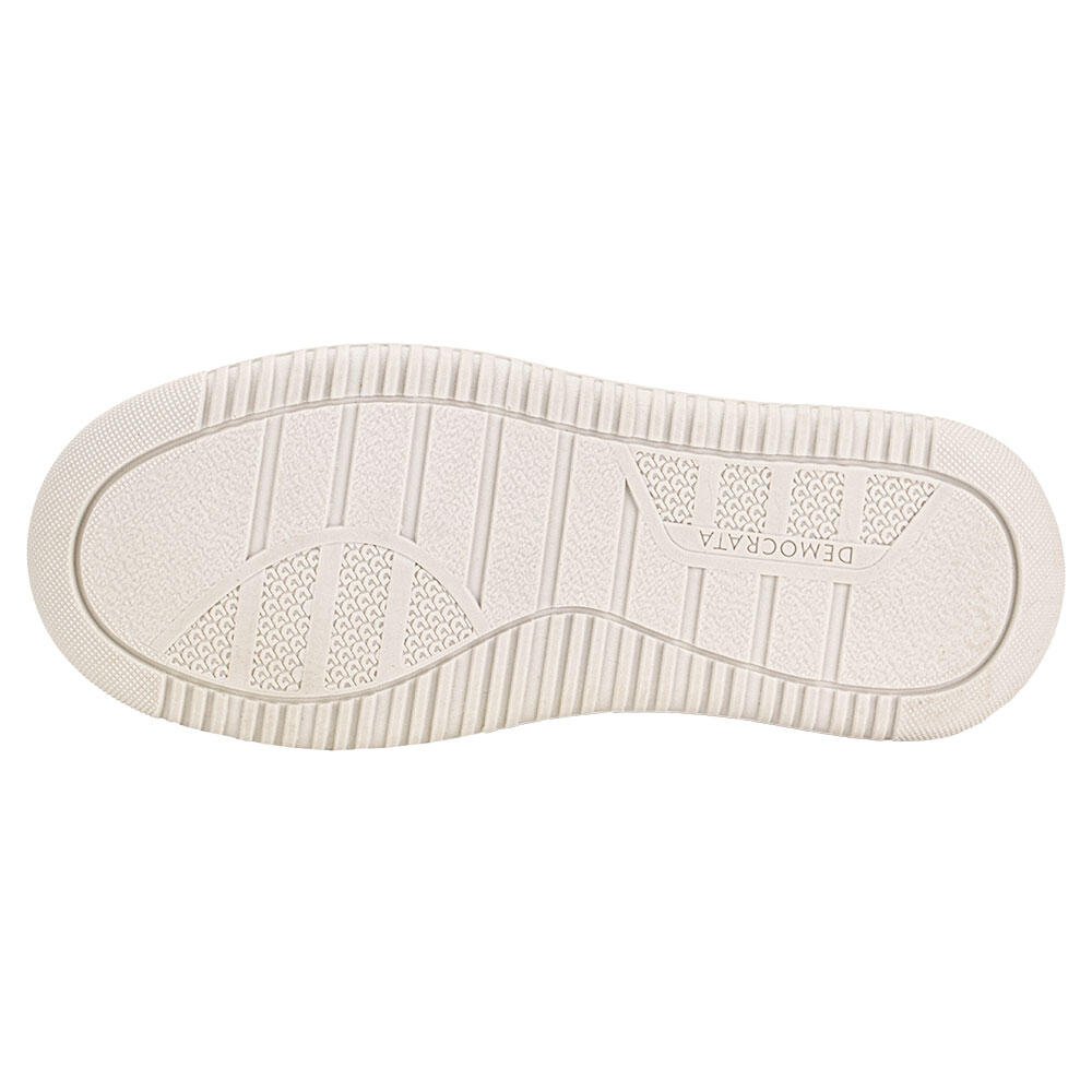 TÊNIS FEMININO BLOCK DEMOCRATA 616102 Branco/Bege 4