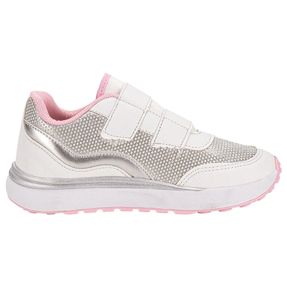 TÊNIS INFANTIL VIA VIP VNJ3008 Branco/Rosa 5