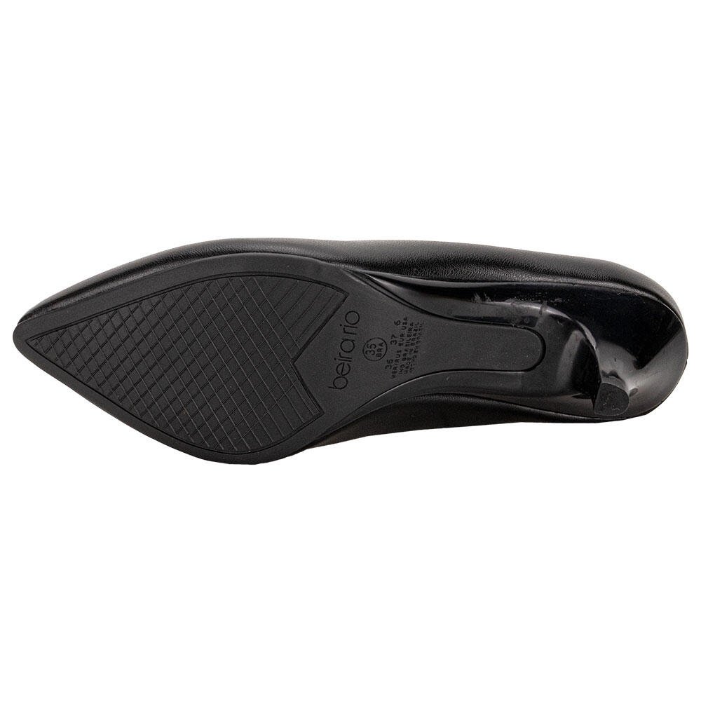 SCARPIN FEMININO SALTO FINO BEIRA RIO 40761301 Preto 4