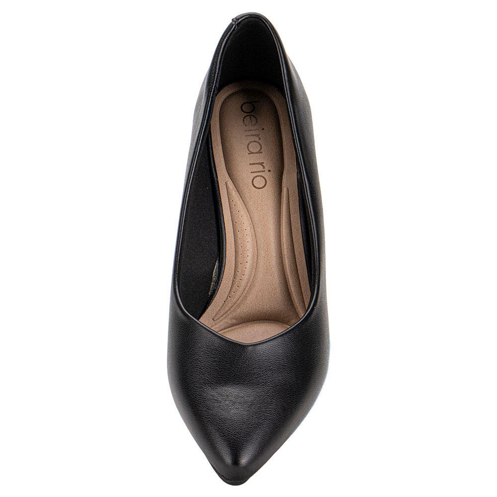 SCARPIN FEMININO SALTO FINO BEIRA RIO 40761301 Preto 5