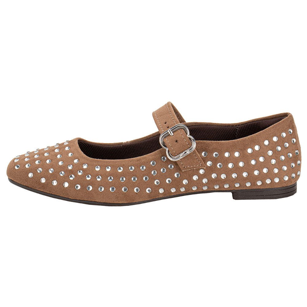 SAPATILHA FEMININA FLAT DAKOTA DA235 Café 2