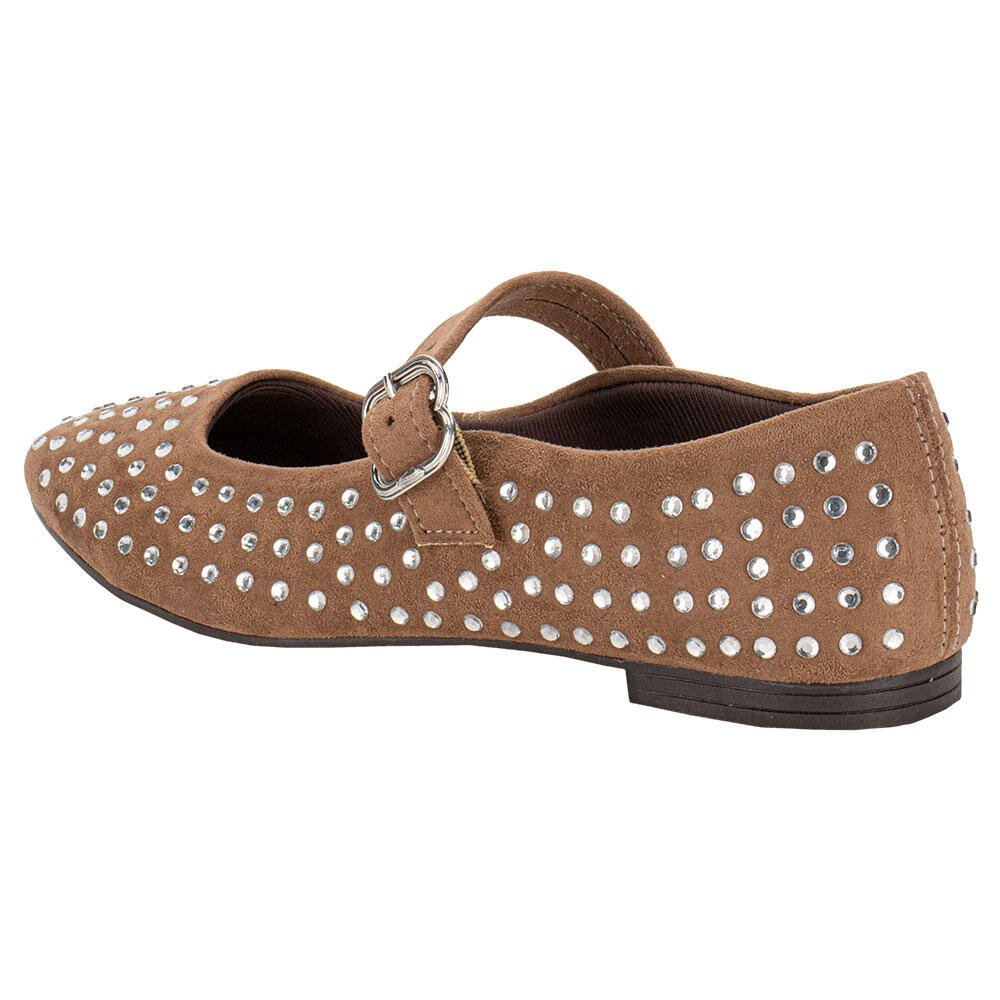 SAPATILHA FEMININA FLAT DAKOTA DA235 Café 3