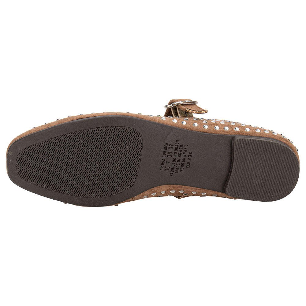 SAPATILHA FEMININA FLAT DAKOTA DA235 Café 4