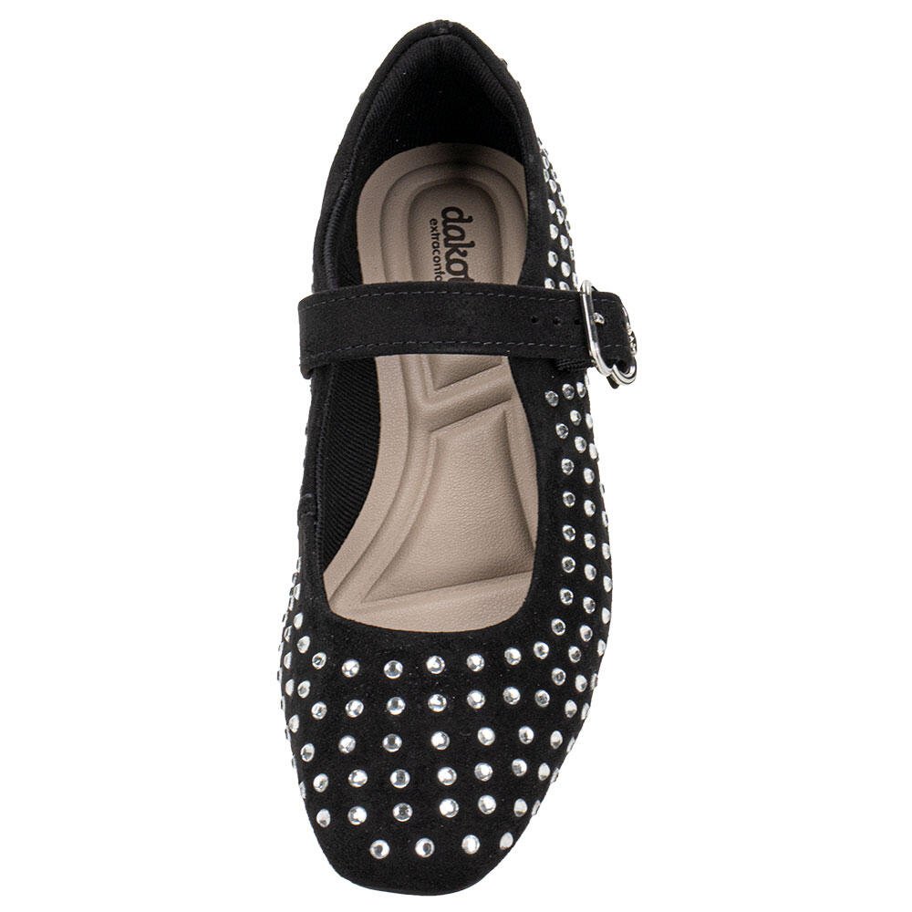 SAPATILHA FEMININA FLAT DAKOTA DA235 Preto 5