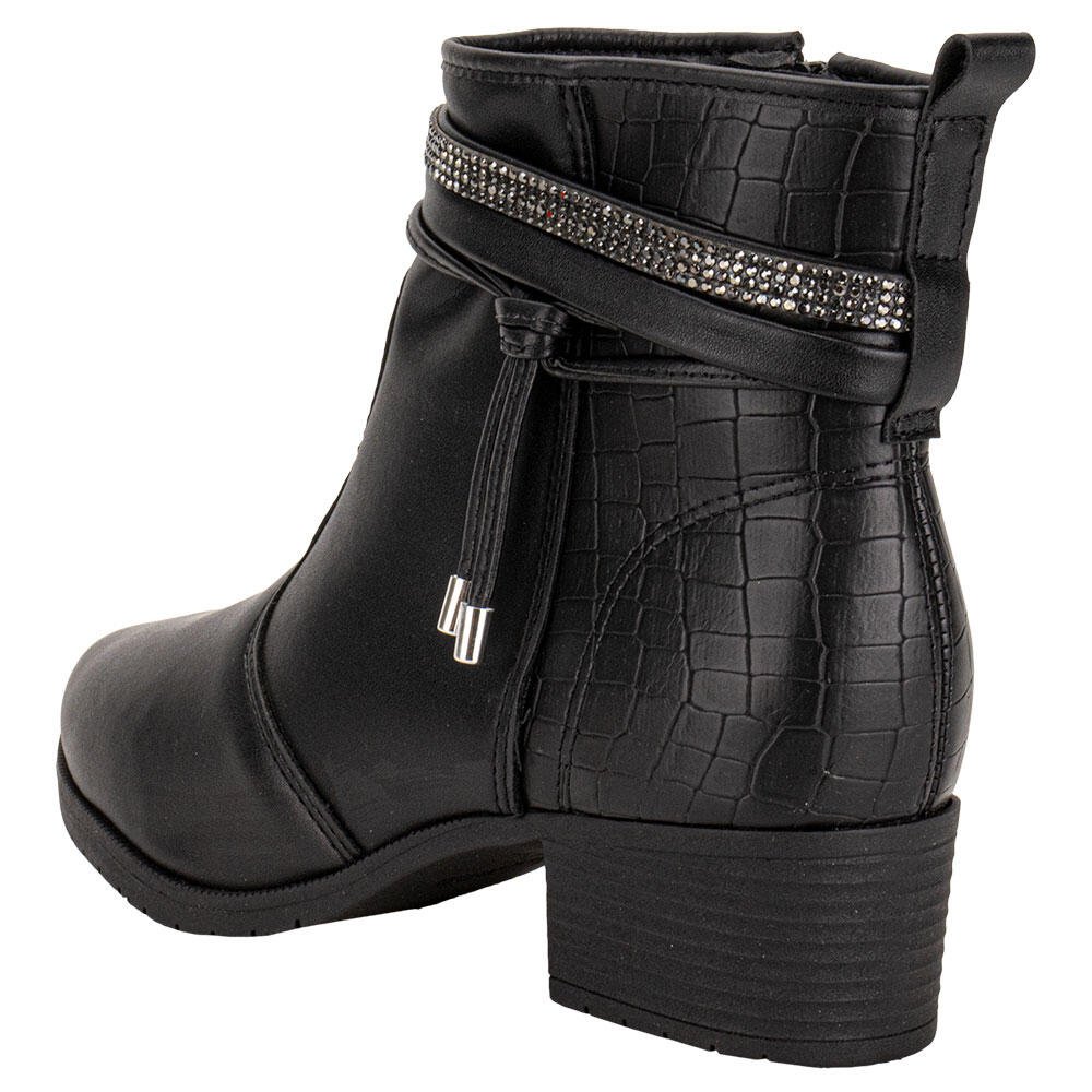 BOTA FEMININA CANO BAIXO MOLECA 5346103 Preto 3