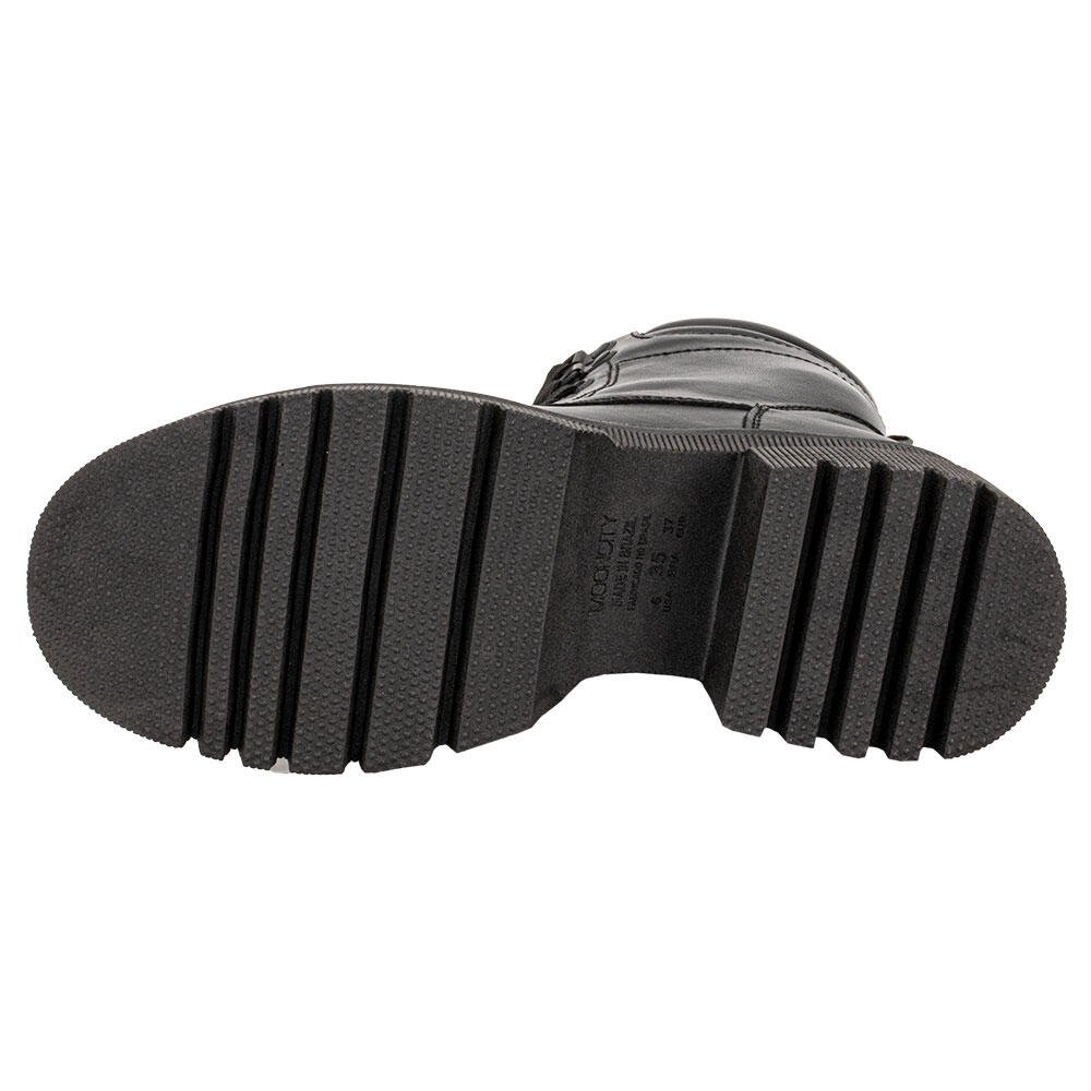 BOTA FEMININA COTURNO MOONCITY 72264 Preto 4