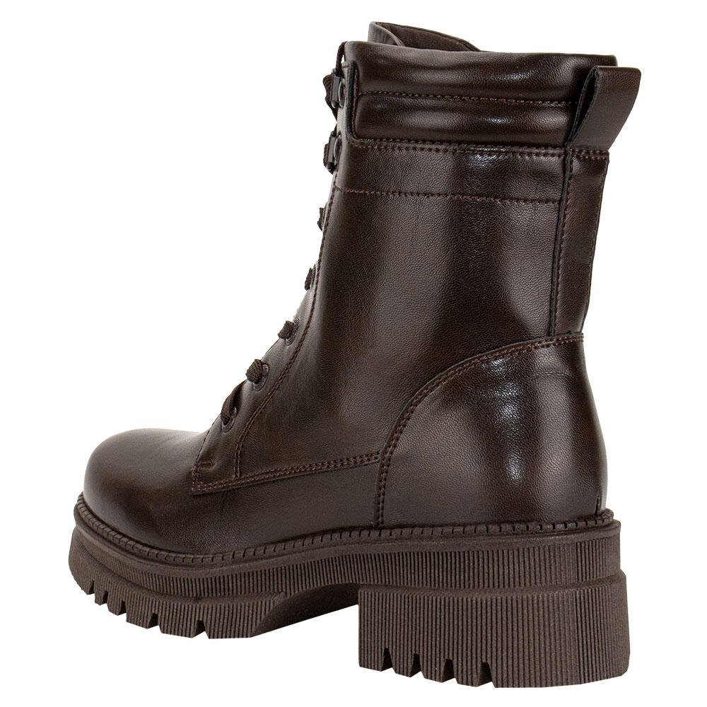 BOTA FEMININA COTURNO MOONCITY 72264 Café 3