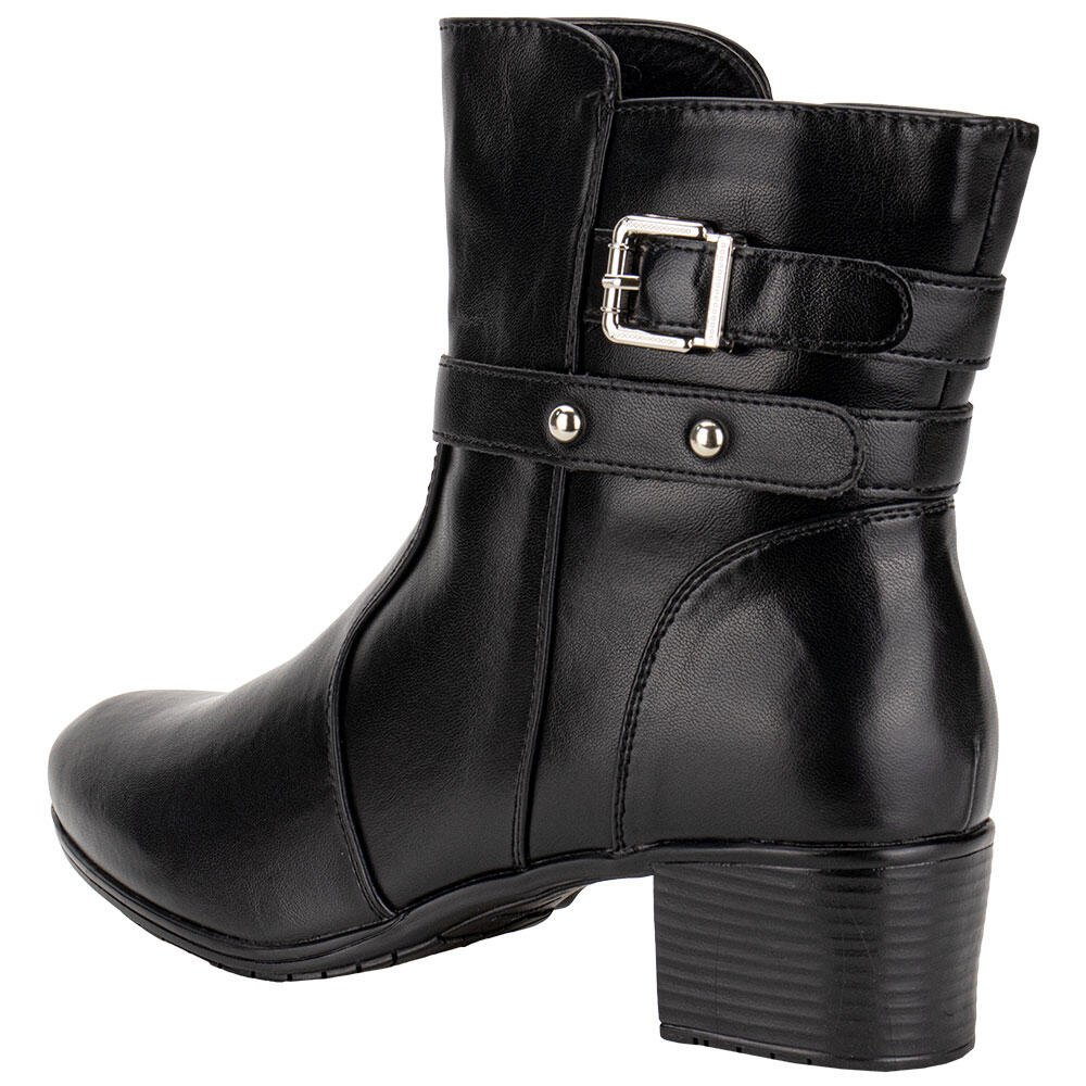 BOTA FEMININA CANO BAIXO MOONCITY 72079 Preto 3