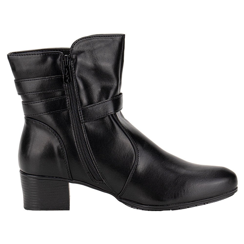 BOTA FEMININA CANO BAIXO MOONCITY 72079 Preto 5