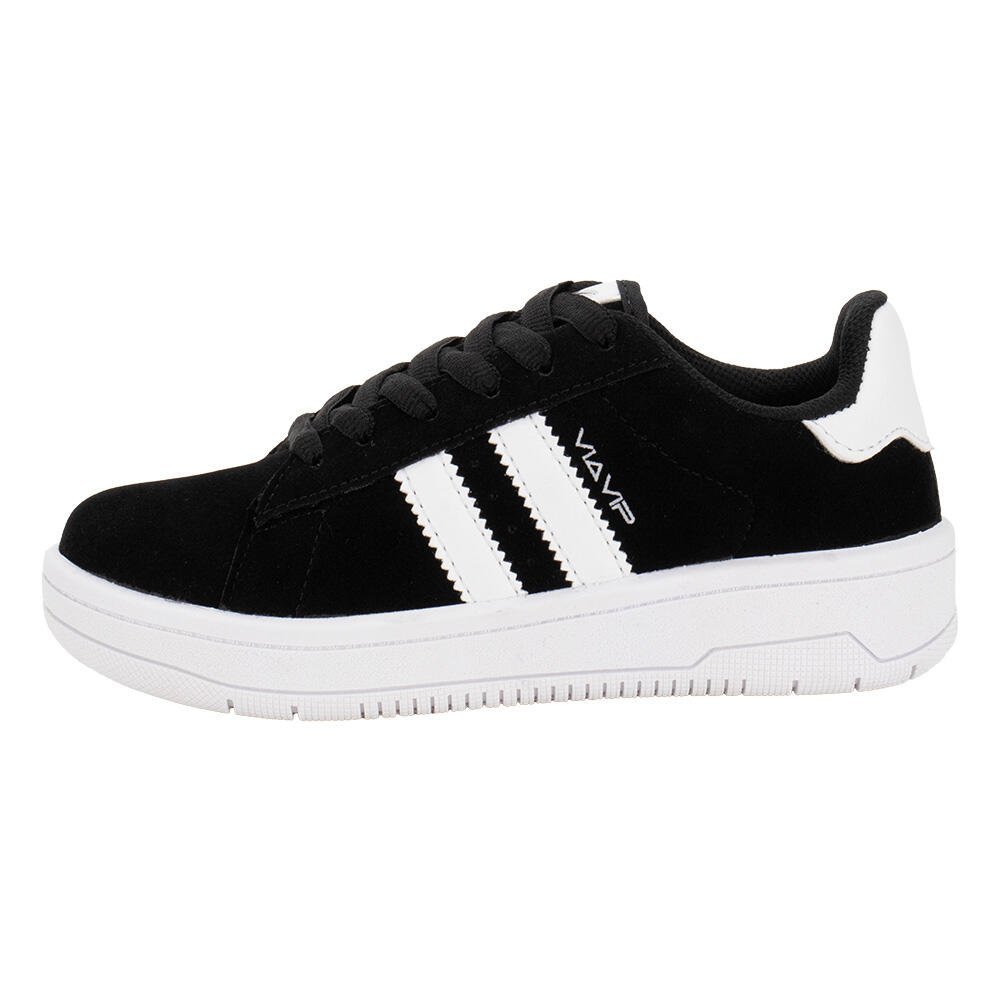 TÊNIS INFANTIL VIA VIP VV4511 Preto/Branco 1