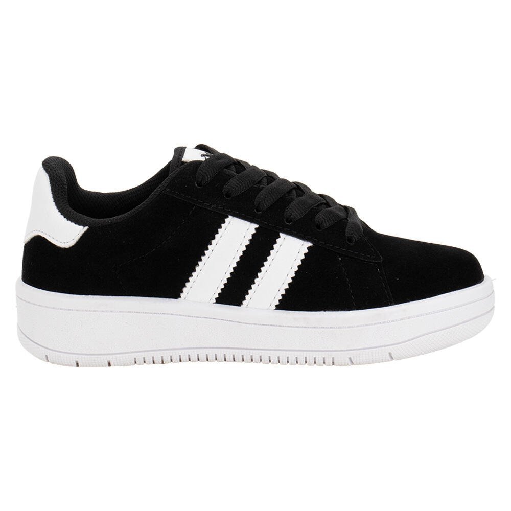 TÊNIS INFANTIL VIA VIP VV4511 Preto/Branco 3