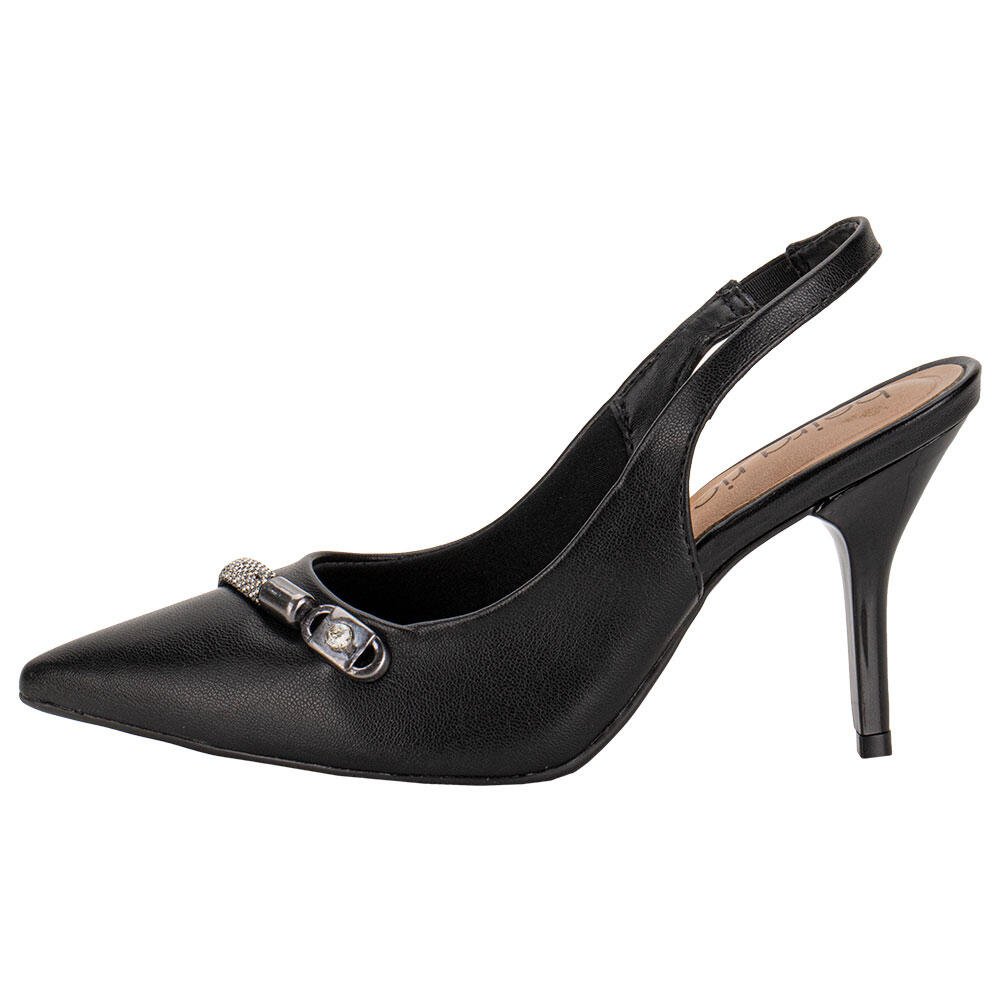 SAPATO FEMININO SALTO FINO BEIRA RIO 41221489 Preto 2