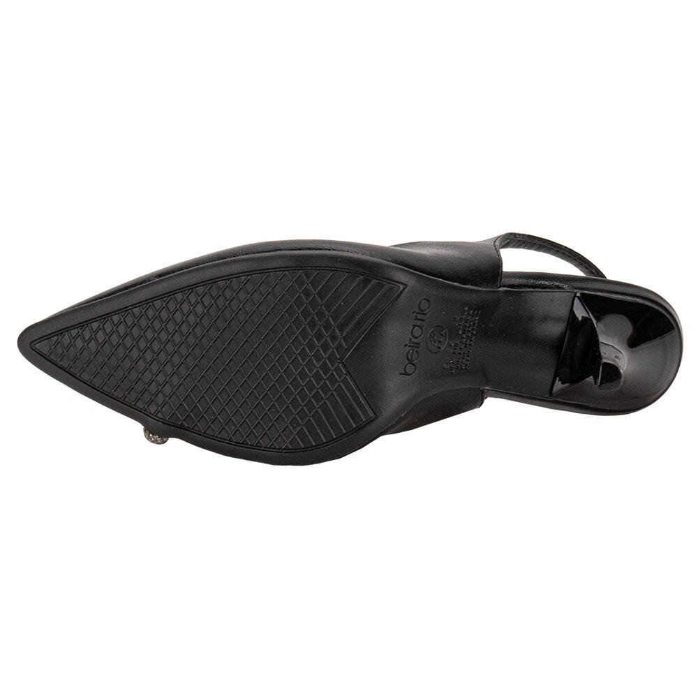 SAPATO FEMININO SALTO FINO BEIRA RIO 41221489 Preto 4