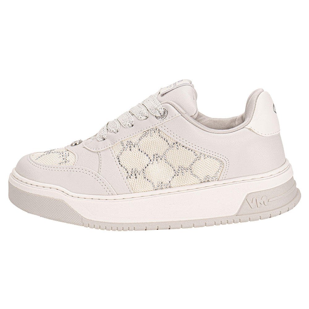 TÊNIS FEMININO CASUAL VIA MARTE 220001 Branco/Cinza 2
