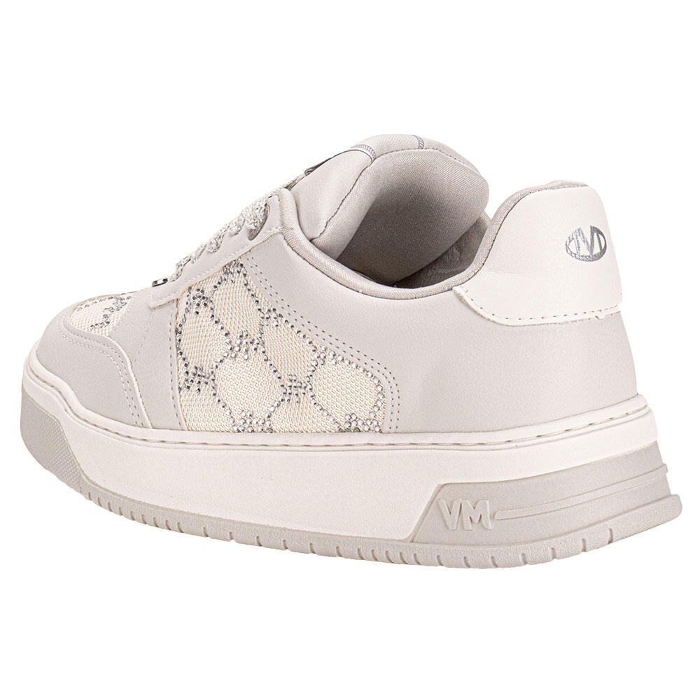 TÊNIS FEMININO CASUAL VIA MARTE 220001 Branco/Cinza 3